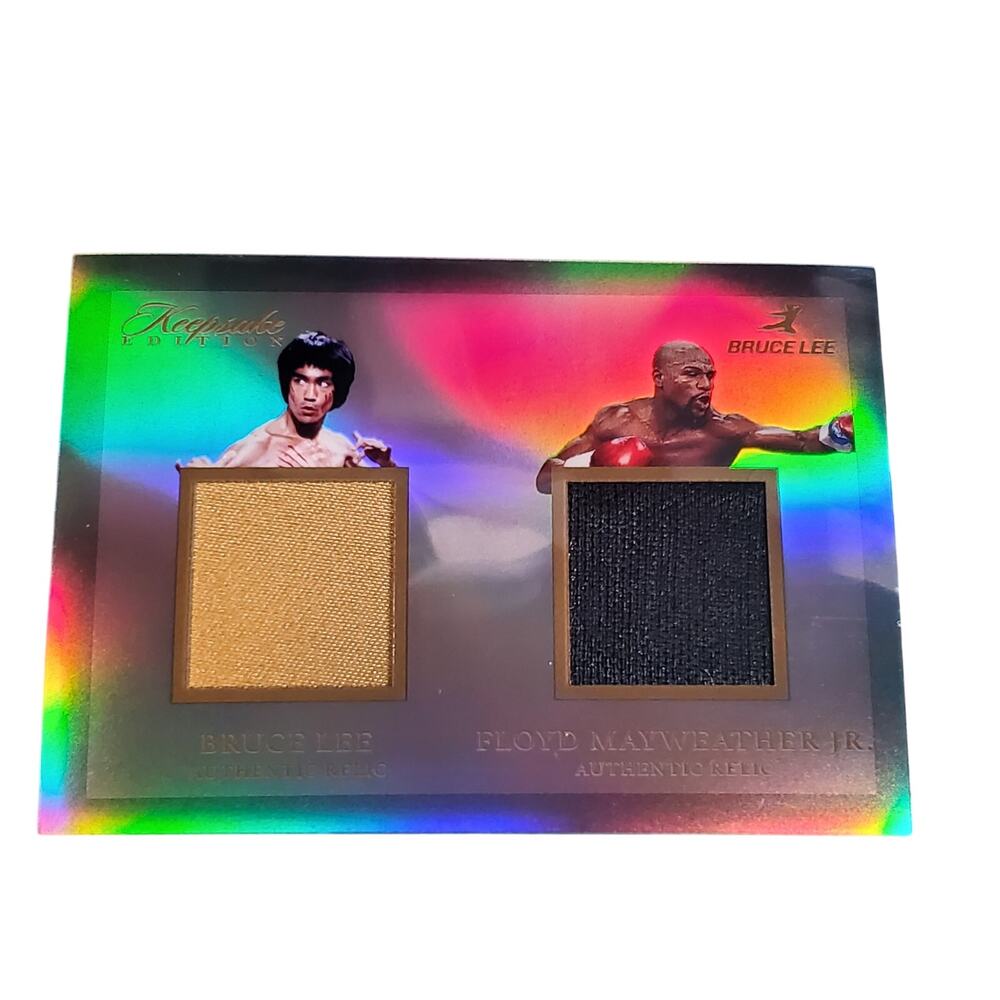 2024 Bruce Lee 50th Anniversary Edition Card Relic - Bruce Lee Floyd Mayweather